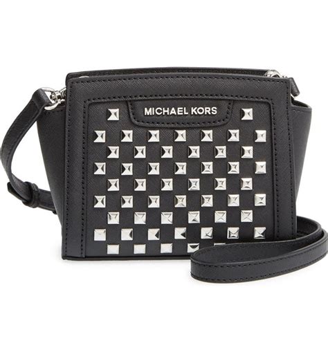 michael kors selma studded mini|michael kors selma mini crossbody.